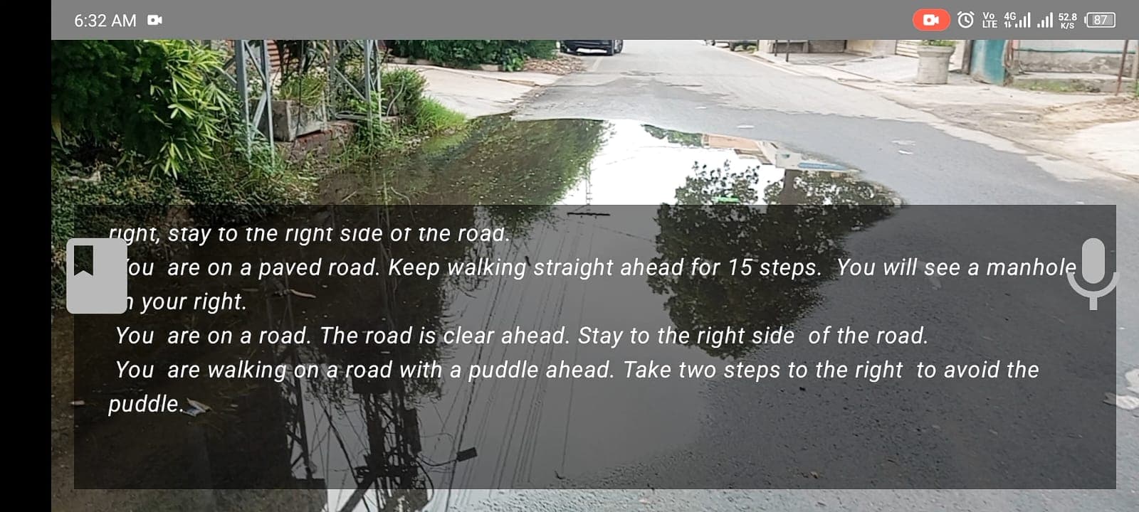 Blind Nav Interface